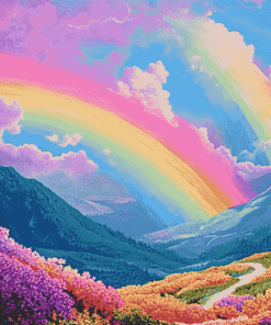 Rainbow Fields Diamond Painting