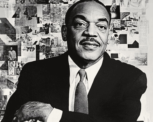 Ralph Ellison Black White Diamond Painting