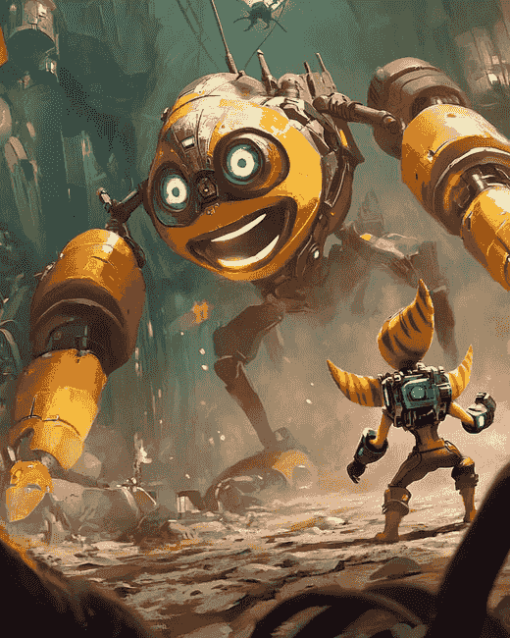 Ratchet and Clank Animations Diamond Painting