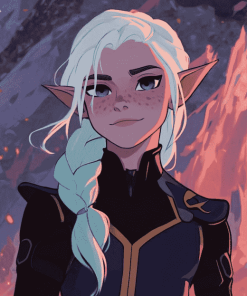 Rayla from The Dragon Prince Diamond Painting