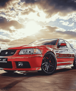 Red Holden Commodore Engines Diamond Painting