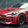 Red Kia Stinger Performance Diamond Painting