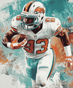 Reggie Bush Miami Dolphins Diamond Painting