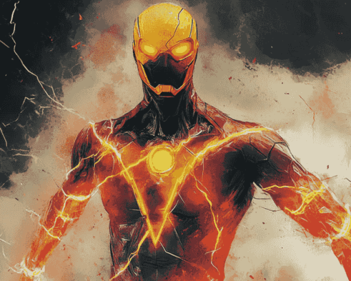 Reverse Flash Animation Diamond Painting