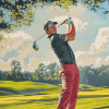 Ricky Wysocki Golf Icon Diamond Painting