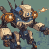 Robot Mecha Animation Diamond Painting