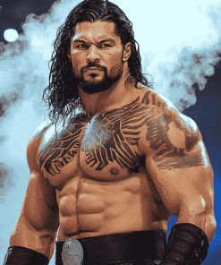 Roman Reigns WWE Champion Diamond Painting