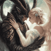 Romantic Angel and Devil Diamond Painting