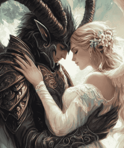 Romantic Angel and Devil Diamond Painting