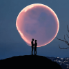 Romantic Couple Moon Diamond Painting