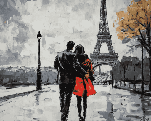 Romantic Paris Getaway Diamond Painting