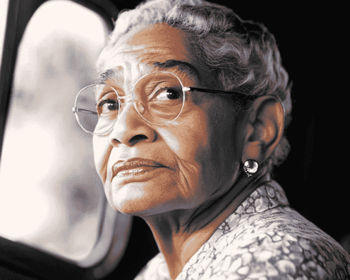 Rosa Parks Inspirational Diamond Painting