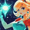 Rosalina Mario Galaxy Art Diamond Painting