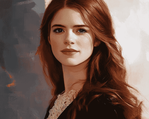 Rose Leslie Celebrity Diamond Painting