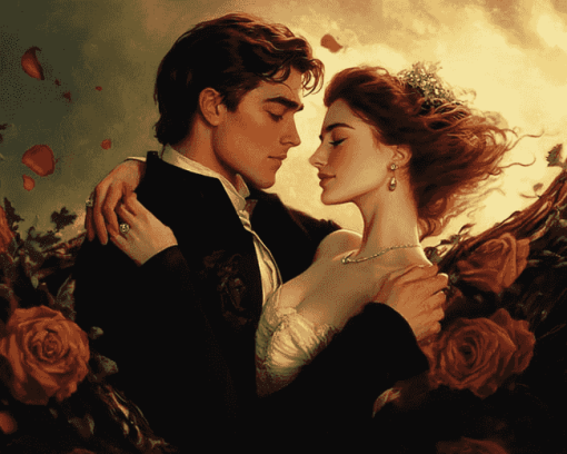 Rose and Jack Titanic Movie Diamond Painting