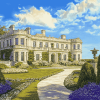 Rosecliff Castle Glamour Diamond Painting