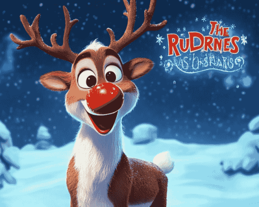 Rudolph the Red Nosed Reindeer Diamond Painting