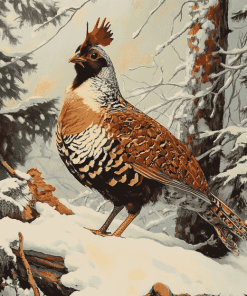 Ruffed Grouse Bird Diamond Painting