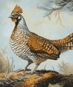 Ruffed Grouse Wildlife Diamond Painting