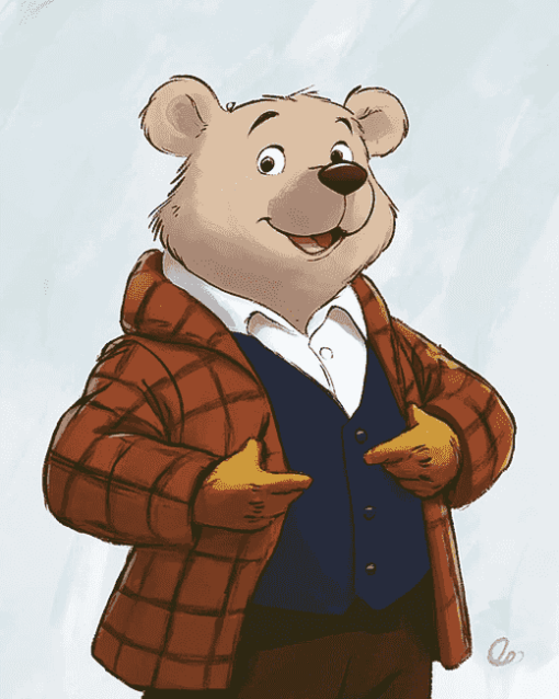 Rupert Bear Animation Diamond Painting