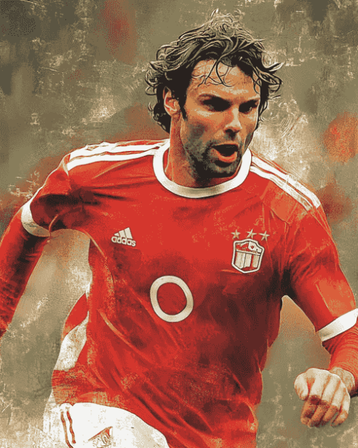 Ruud Van Nistelrooy Football Legend Diamond Painting