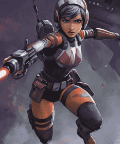 Sabine Wren Star Wars Diamond Painting