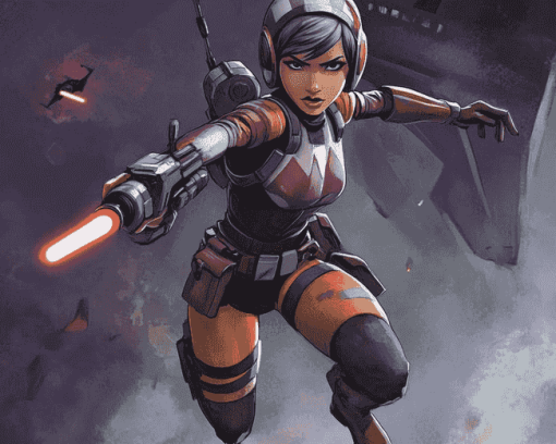 Sabine Wren Star Wars Diamond Painting