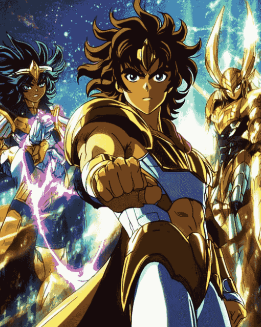 Saint Seiya Anime Diamond Painting