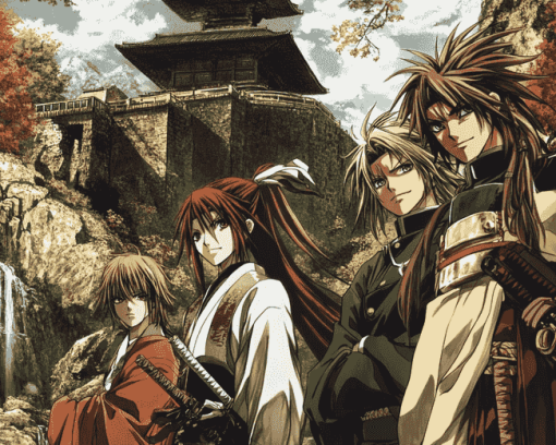 Saiyuki Characters Anime Diamond Painting