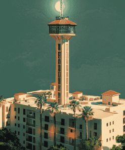 San Antonio Tower Landmark Diamond Painting