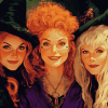 Sanderson Sisters Wizards Diamond Painting