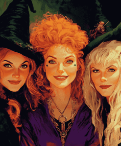 Sanderson Sisters Wizards Diamond Painting