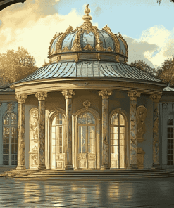 Sanssouci Palace Parks Diamond Painting