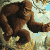 Sasquatch Gorilla Beast Diamond Painting