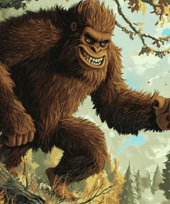 Sasquatch Gorilla Beast Diamond Painting