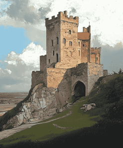 Scarbrough Castle Artwork Diamond Painting