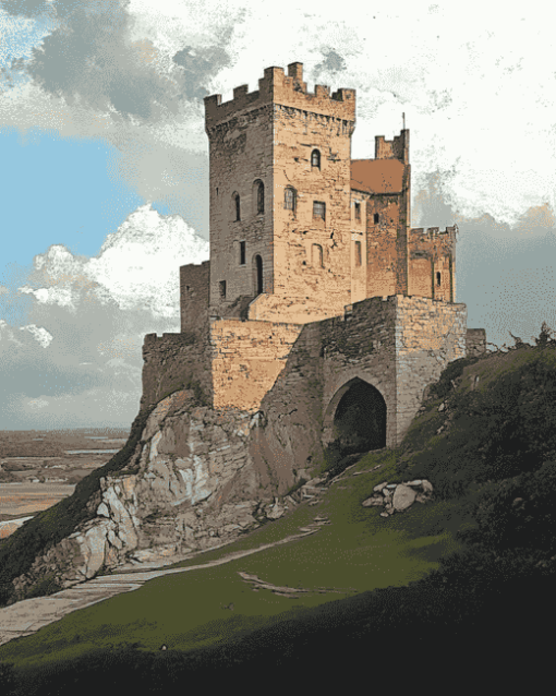 Scarbrough Castle Artwork Diamond Painting