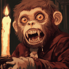 Scary Monkey Cartoons Diamond Painting