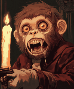 Scary Monkey Cartoons Diamond Painting