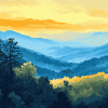 Scenic Appalachian Hills Diamond Painting