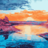 Scenic Lake Powell Diamond Painting