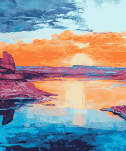 Scenic Lake Powell Diamond Painting