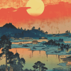 Scenic Yamashiro Landscape Diamond Painting