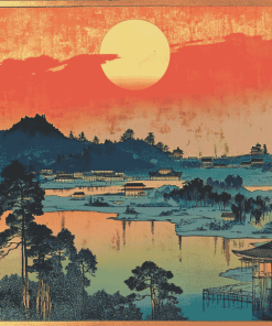 Scenic Yamashiro Landscape Diamond Painting