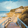 Seascape Torquay Boardwalk Diamond Painting