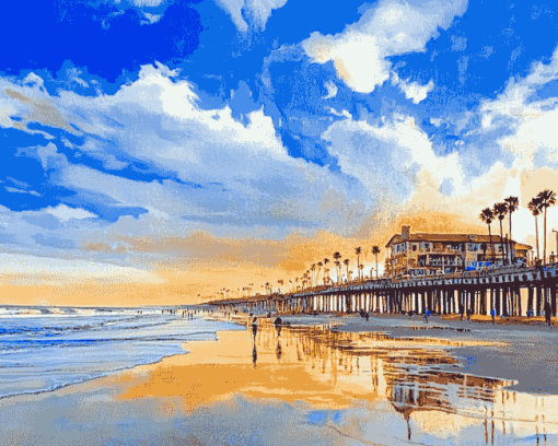 Seascapes of Oceanside Diamond Painting