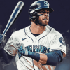 Seattle Mariners Mitch Haniger Diamond Painting