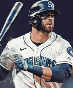 Seattle Mariners Mitch Haniger Diamond Painting