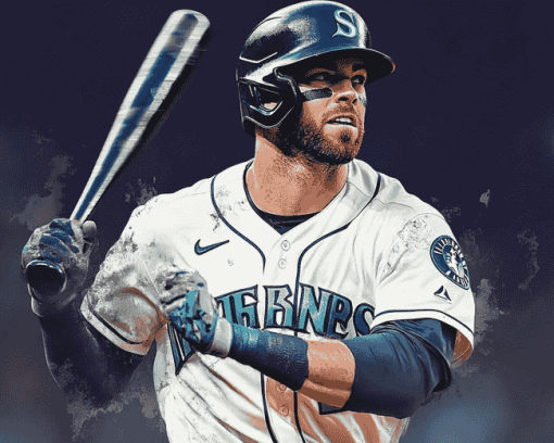 Seattle Mariners Mitch Haniger Diamond Painting