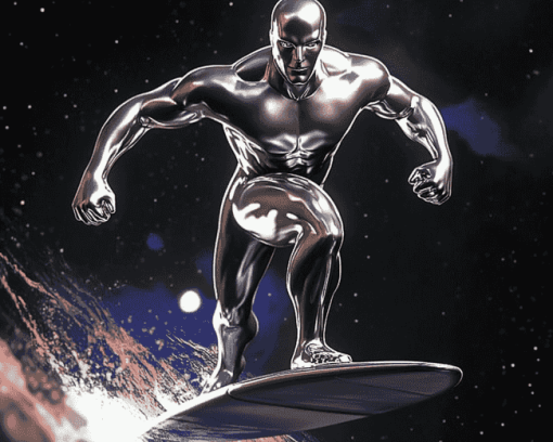 Silver Surfer Animation Diamond Painting